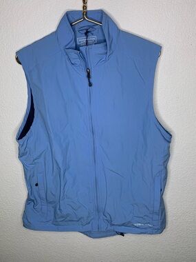 Vineyard Vines vest NWT medium men’s full zip “Links” light blue